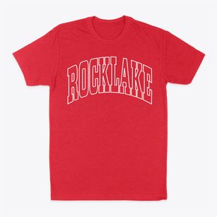 Rocklake North Dakota Trendy Block Classic Dad T-Shirt