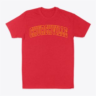Churchville New York Trendy Block Classic Dad T-Shirt