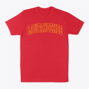 Laupahoehoe Hawaii Trendy Block Classic Dad T-Shirt