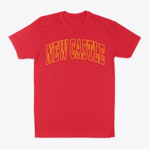 New Castle New York Trendy Block Classic Dad T-Shirt