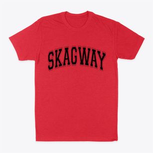 Skagway Alaska Varsity Classic Dad T-Shirt