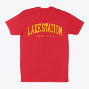 Lake Station Indiana Urban Vibe Classic Dad T-Shirt