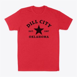 Dill City Oklahoma Star Classic Dad T-Shirt