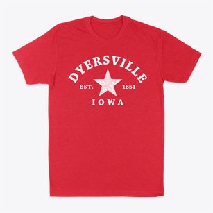 Dyersville Iowa Star Classic Dad T-Shirt