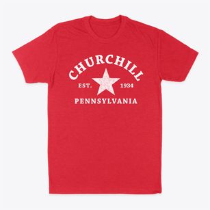 Churchill Pennsylvania Star Classic Dad T-Shirt
