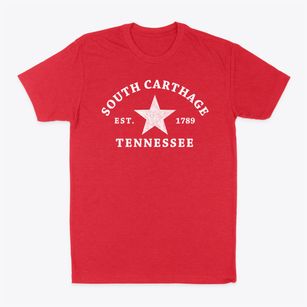 South Carthage Tennessee Star Classic Dad T-Shirt