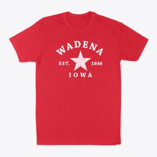Wadena Iowa Star Classic Dad T-Shirt