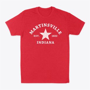 Martinsville Indiana Star Classic Dad T-Shirt