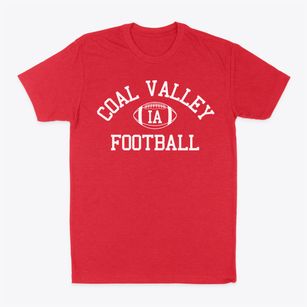 Coal Valley Iowa Football Classic Dad T-Shirt