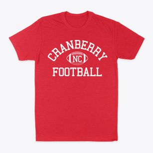 Cranberry North Carolina Football Classic Dad T-Shirt