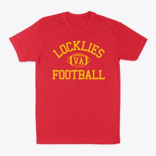 Locklies Virginia Football Classic Dad T-Shirt