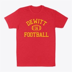 Dewitt Iowa Football Classic Dad T-Shirt