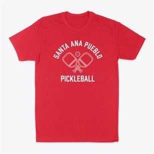 Santa Ana Pueblo New Mexico Pickleball Classic Dad T-Shirt