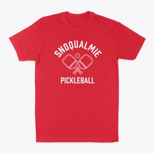 Snoqualmie Washington Pickleball Classic Dad T-Shirt