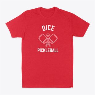 Dice Michigan Pickleball Classic Dad T-Shirt