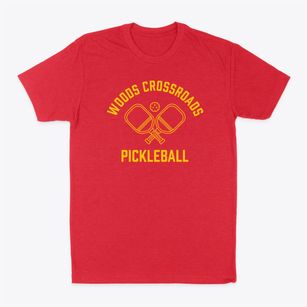 Woods Crossroads North Carolina Pickleball Classic Dad T-Shirt
