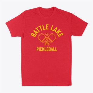 Battle Lake Minnesota Pickleball Classic Dad T-Shirt
