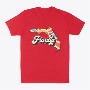  Florida Retro Art Classic Dad T-Shirt