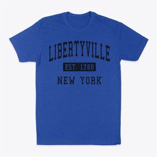 Libertyville New York Classic Established Classic Dad T-Shirt
