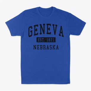 Geneva Nebraska Classic Established Classic Dad T-Shirt