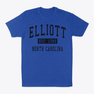 Elliott North Carolina Classic Established Classic Dad T-Shirt