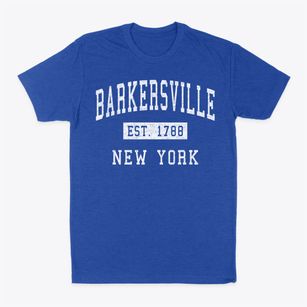 Barkersville New York Classic Established Classic Dad T-Shirt