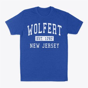 Wolfert New Jersey Classic Established Classic Dad T-Shirt