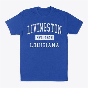 Livingston Louisiana Classic Established Classic Dad T-Shirt