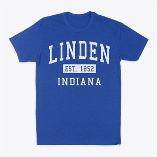 Linden Indiana Classic Established Classic Dad T-Shirt