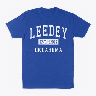 Leedey Oklahoma Classic Established Classic Dad T-Shirt