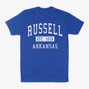 Russell Arkansas Classic Established Classic Dad T-Shirt