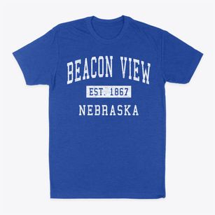 Beacon View Nebraska Classic Established Classic Dad T-Shirt