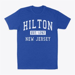 Hilton New Jersey Classic Established Classic Dad T-Shirt