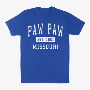 Paw Paw Missouri Classic Established Classic Dad T-Shirt
