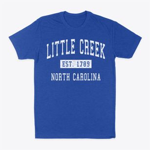 Little Creek North Carolina Classic Established Classic Dad T-Shirt
