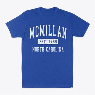 Mcmillan North Carolina Classic Established Classic Dad T-Shirt