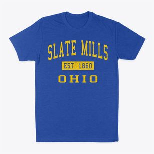 Slate Mills Ohio Classic Established Classic Dad T-Shirt