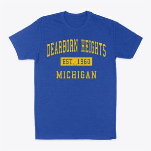 Dearborn Heights Michigan Classic Established Classic Dad T-Shirt