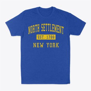 North Settlement New York Classic Established Classic Dad T-Shirt