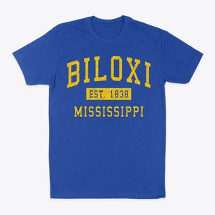 Biloxi Mississippi Classic Established Classic Dad T-Shirt