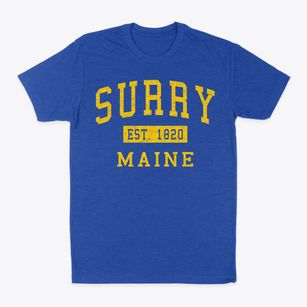 Surry Maine Classic Established Classic Dad T-Shirt