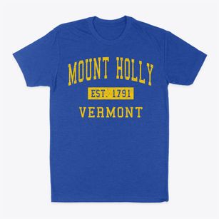Mount Holly Vermont Classic Established Classic Dad T-Shirt