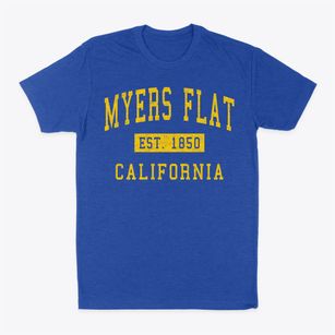 Myers Flat California Classic Established Classic Dad T-Shirt