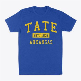 Tate Arkansas Classic Established Classic Dad T-Shirt