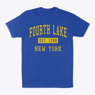Fourth Lake New York Classic Established Classic Dad T-Shirt