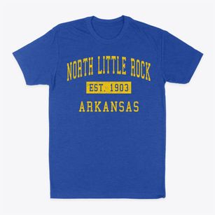 North Little Rock Arkansas Classic Established Classic Dad T-Shirt