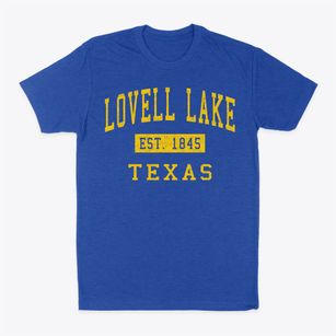 Lovell Lake Texas Classic Established Classic Dad T-Shirt