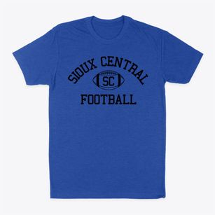 Sioux Central Community School Classic Football Classic Dad T-Shirt