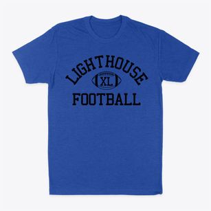Lighthouse Christian School Classic Football Classic Dad T-Shirt
