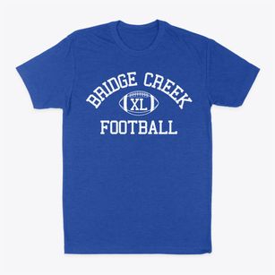 Bridge Creek High School Classic Football Classic Dad T-Shirt